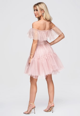 Robe de cocktail Ombre en rose