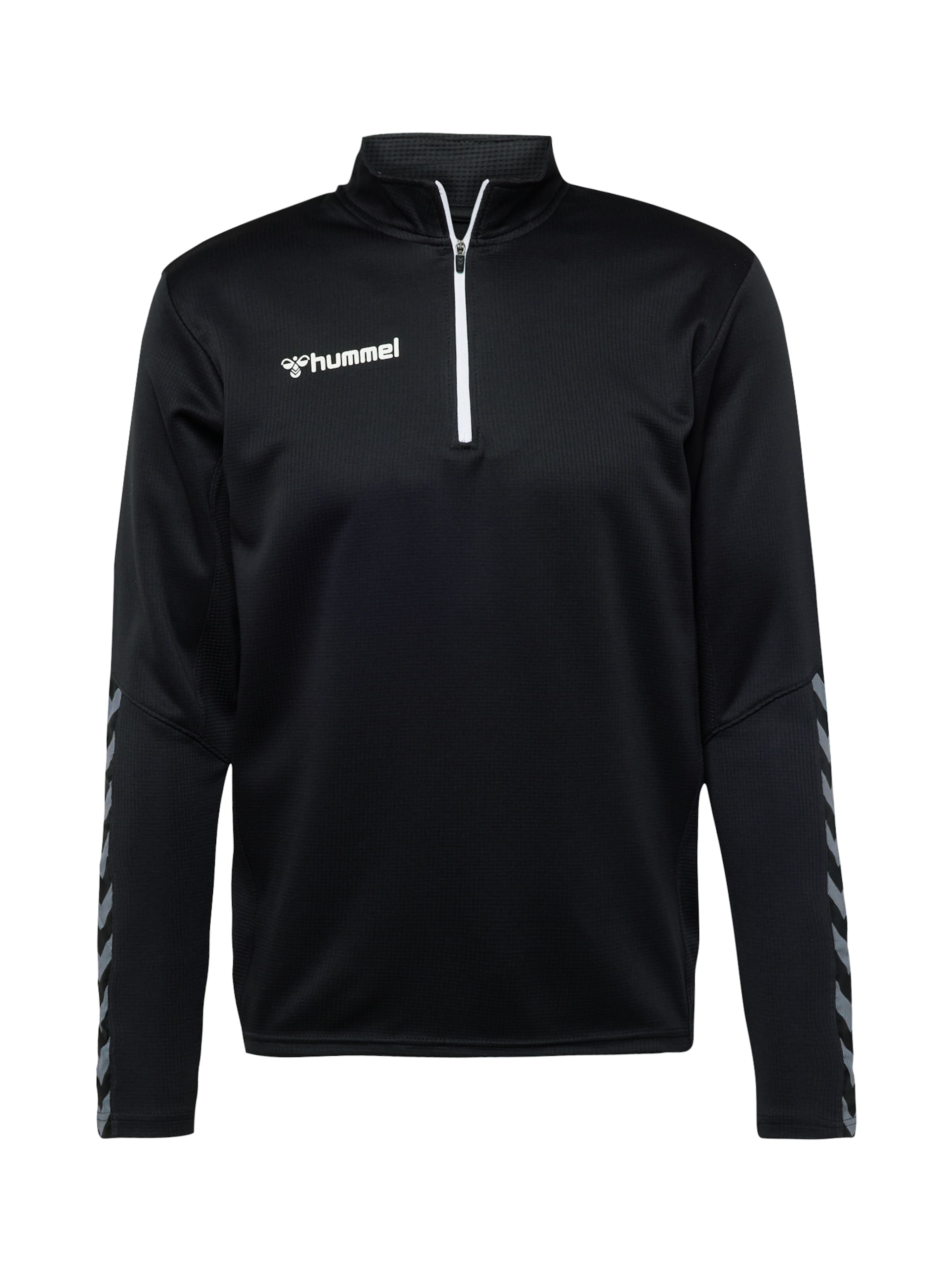Hummel Sportsweatshirt in Zwart: voorkant