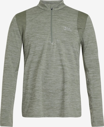 PROTEST Sports sweatshirt 'PRTSTRAYED' in Green: front