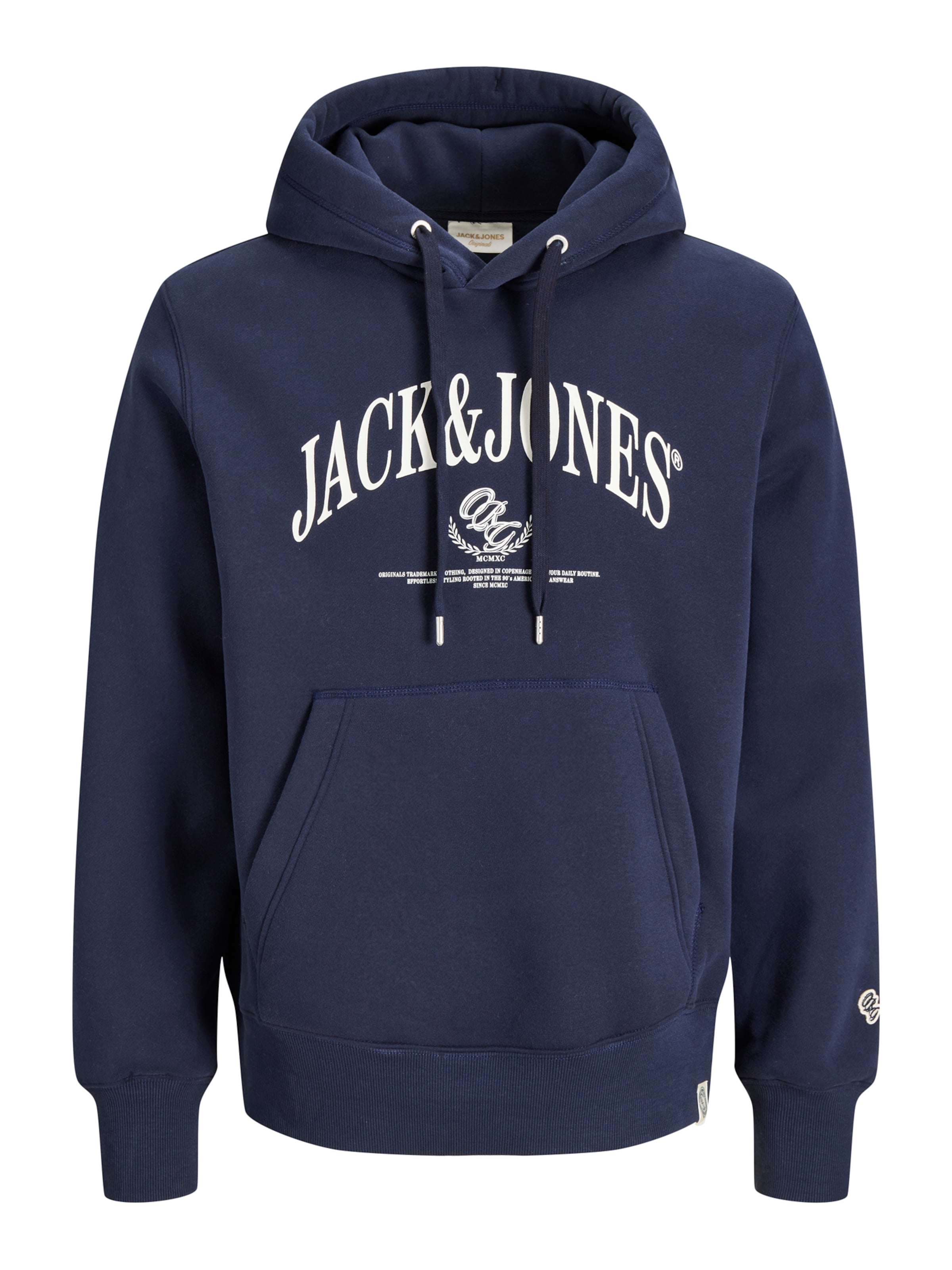 Jack & Jones Plus Sweatshirt 'JORFREDERIKSBERG' i blå: forside