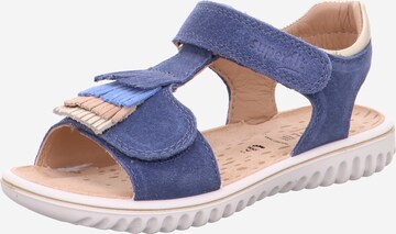 SUPERFIT Sandal 'Sparkle' i blå: framsida