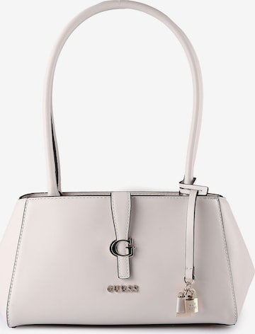 GUESS Shoulder Bag 'Carrie' in White: front