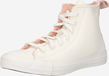 Baskets hautes CONVERSE en blanc : devant