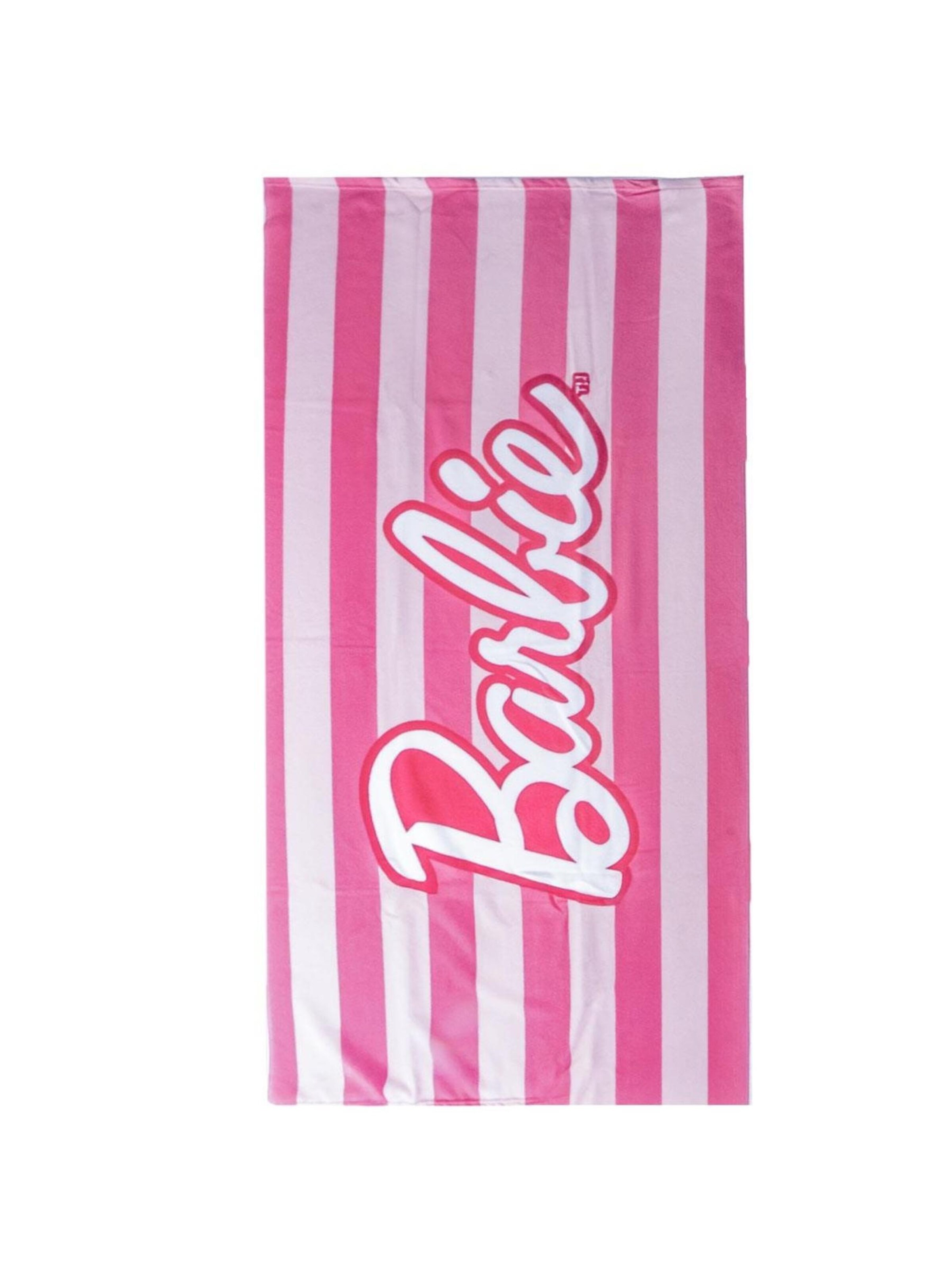 DISNEY Strandtuch 'Barbie Handtuch'‌‌‌ in Pink: Vorderseite