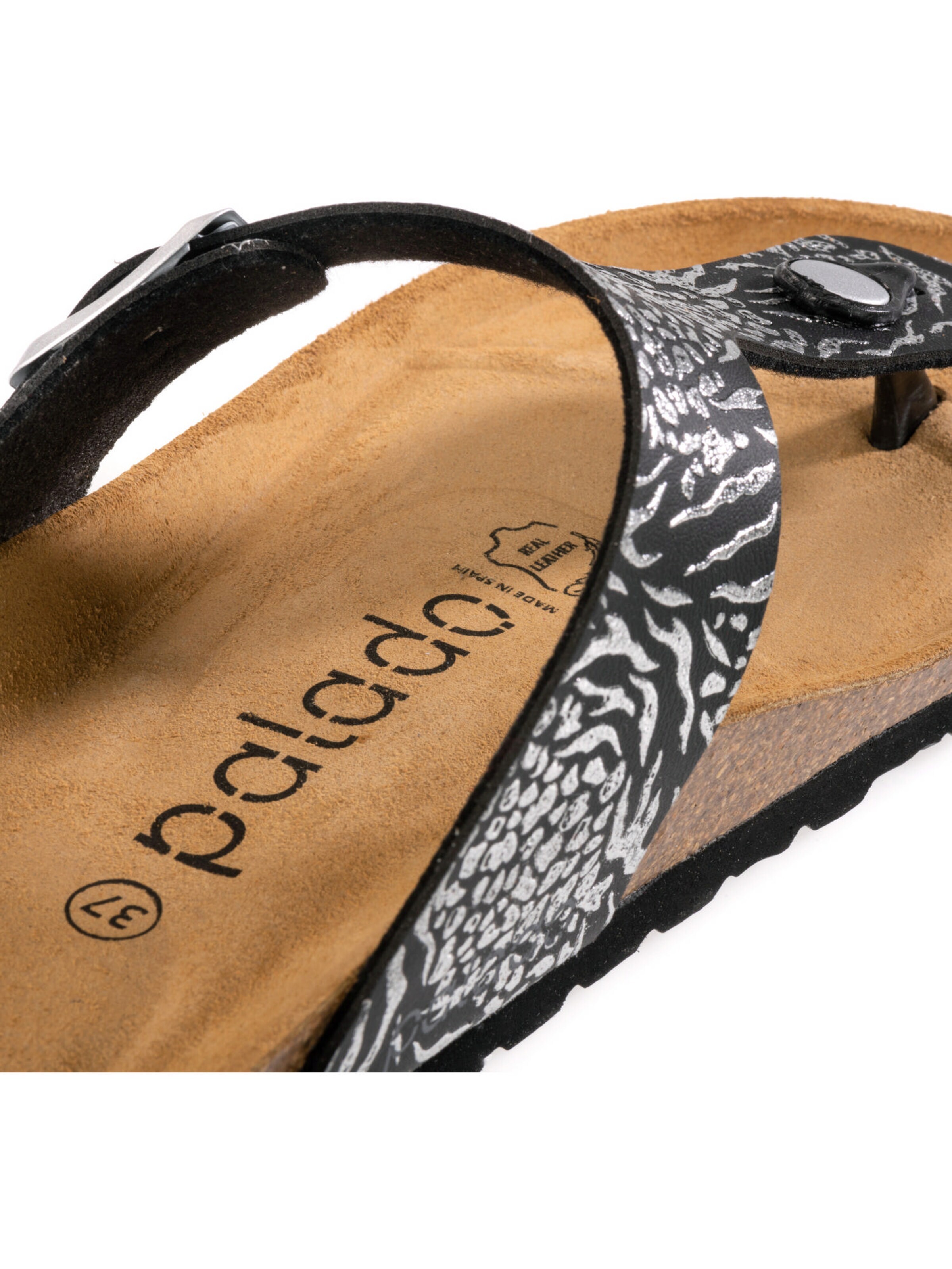 Palado - Sandalias de dedo 'Kos' en negro