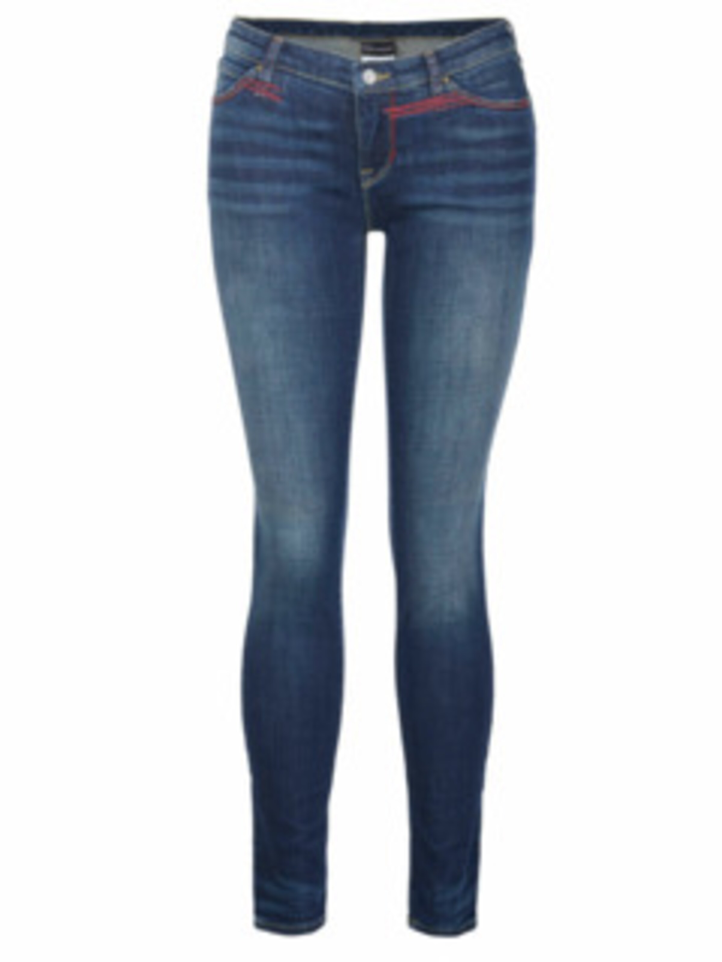 Emporio Armani Slimfit Jeans in Blau: Vorderseite