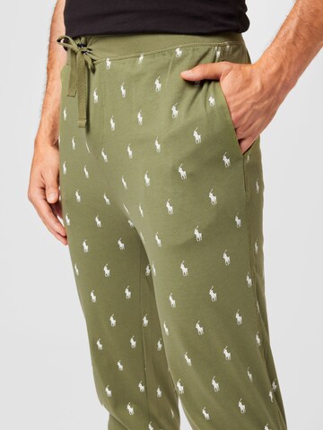 Polo Ralph Lauren Spodnji del pižame | zelena barva