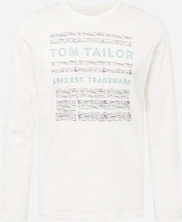 TOM TAILOR - Camiseta en blanco: frente