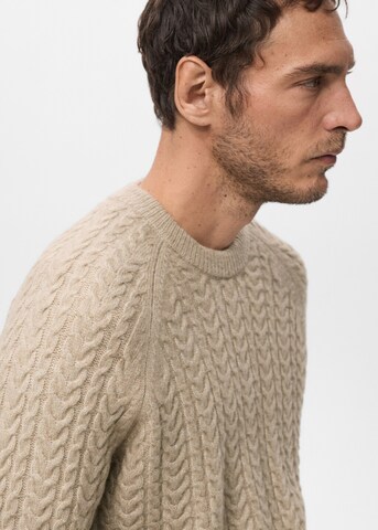 MANGO MAN Pullover in Braun