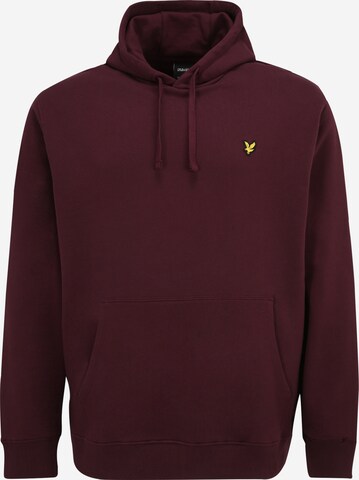 Felpa di Lyle & Scott Big&Tall in rosso: frontale