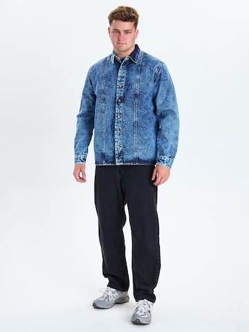 Dxnmxrk Shirt 'DXFalk' in Blue
