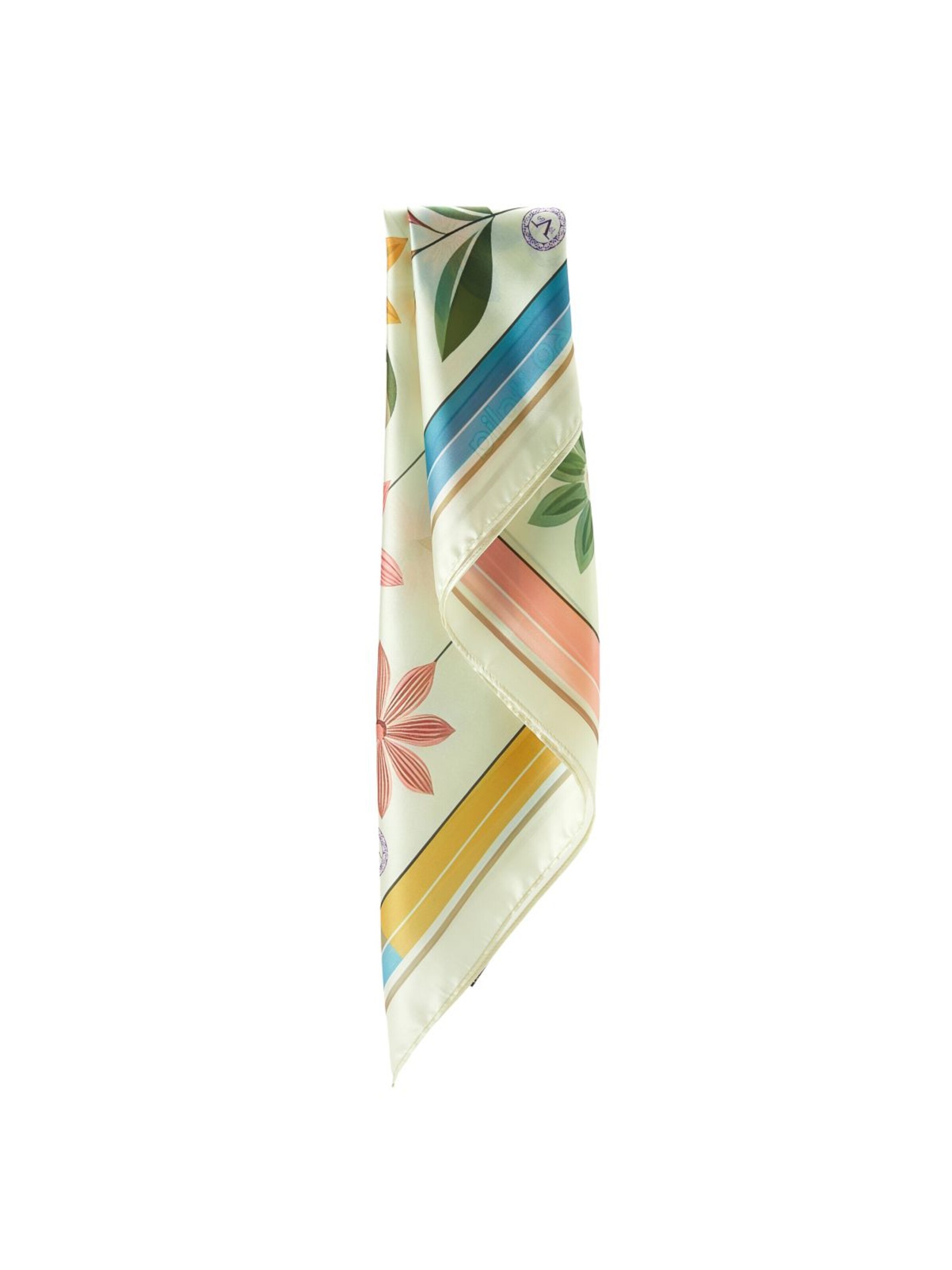 19V69 ITALIA Scarf 'Carré de soie Simple Nature' in 70x70 cm in Light pink, Item view