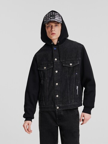 KARL LAGERFELD JEANS Übergangsjacke in Schwarz: Vorderseite