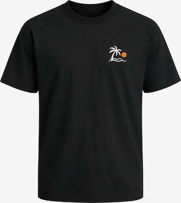 Neverless Shirt 'Palme' in Black: front