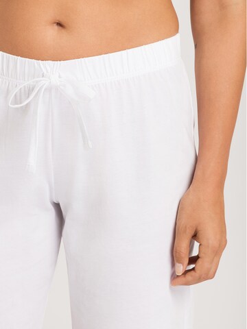 Hanro Pajama Pants ' Natural Wear ' in White