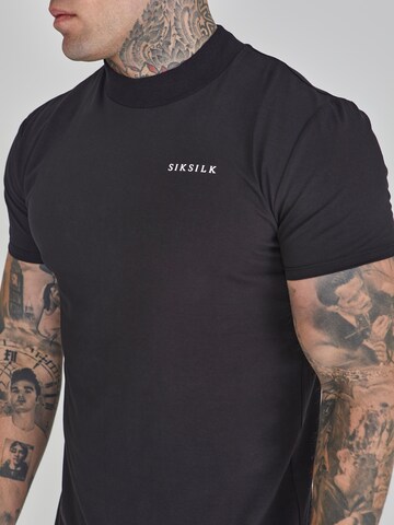 Maglietta di SikSilk in nero