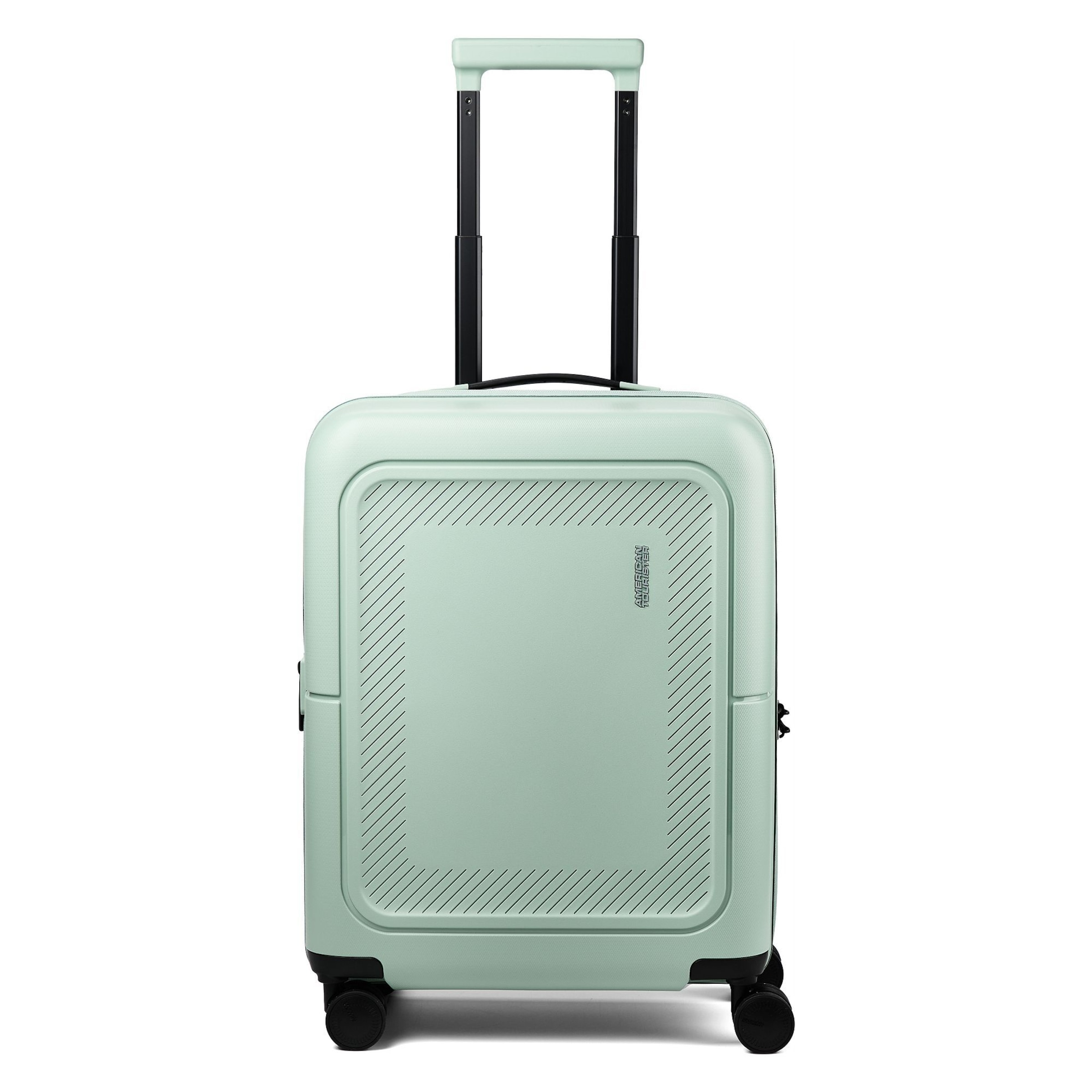 American Tourister Trolley ' Dashpop Spinner 55 EXP ' in Grün: Vorderseite