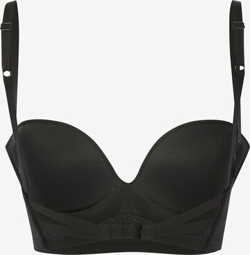 WONDERBRA Push-up BH 'Ultimate Backless' in Zwart