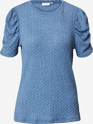 VILA Blouse 'ANINE' in Blauw: voorkant