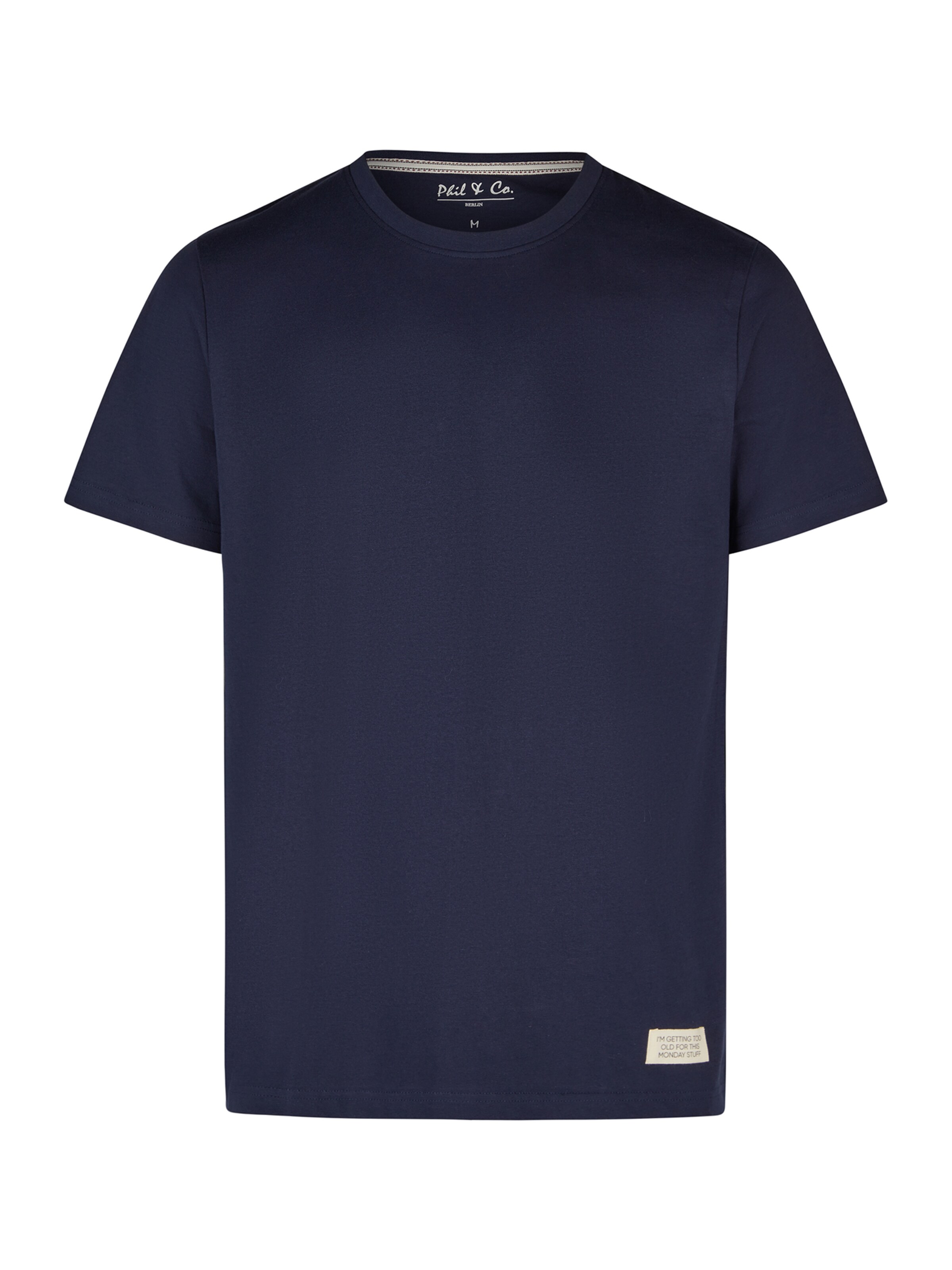 Phil & Co. Berlin Pyjama kort in Blauw