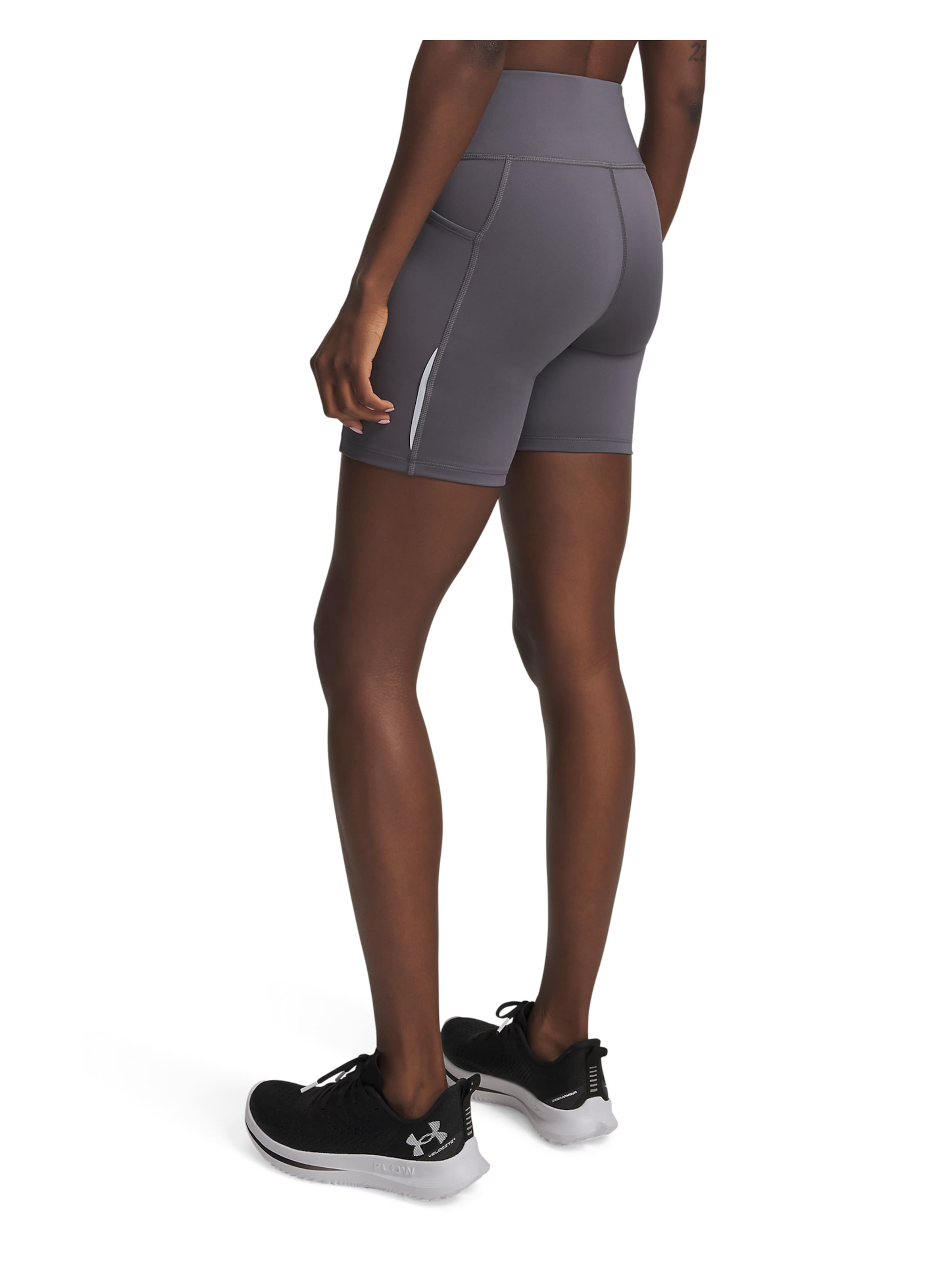 UNDER ARMOUR Skinny Sportbroek 'Velociti 6' in Grijs