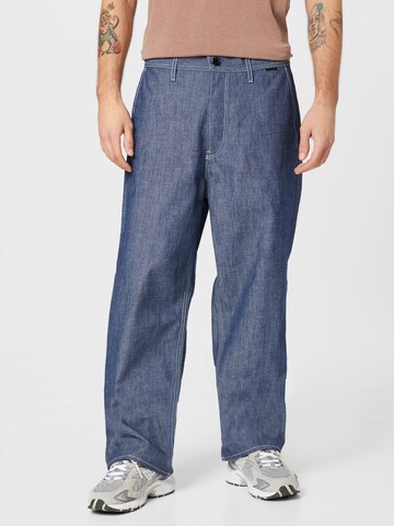 G-Star RAW Loose fit Chino Pants in Blue: front