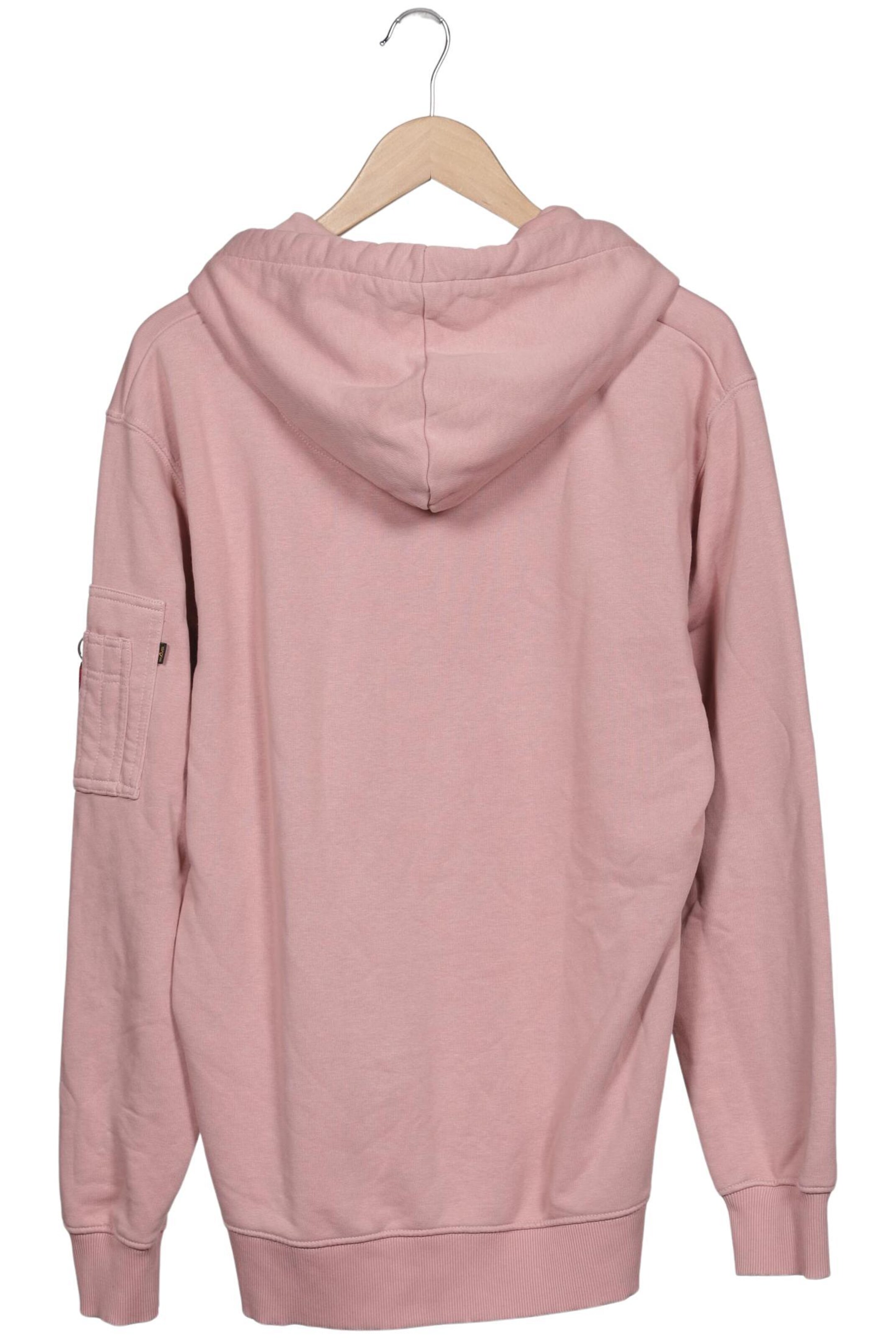 ALPHA INDUSTRIES Sweatshirt & Zip-Up Hoodie in XL in Pink