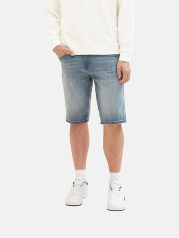 TOM TAILOR Regular Shorts 'Josh' in Blau: predná strana