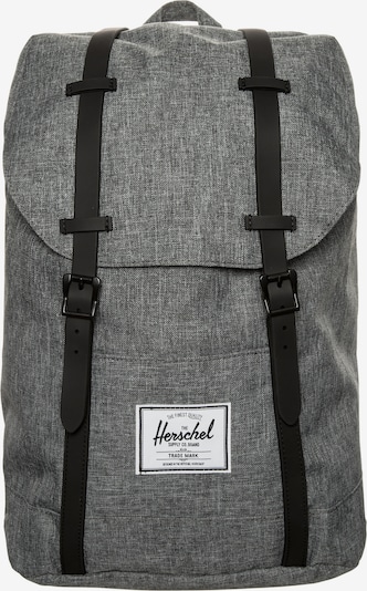 Herschel Sac à dos 'Retreat' en gris clair / noir, Vue avec produit