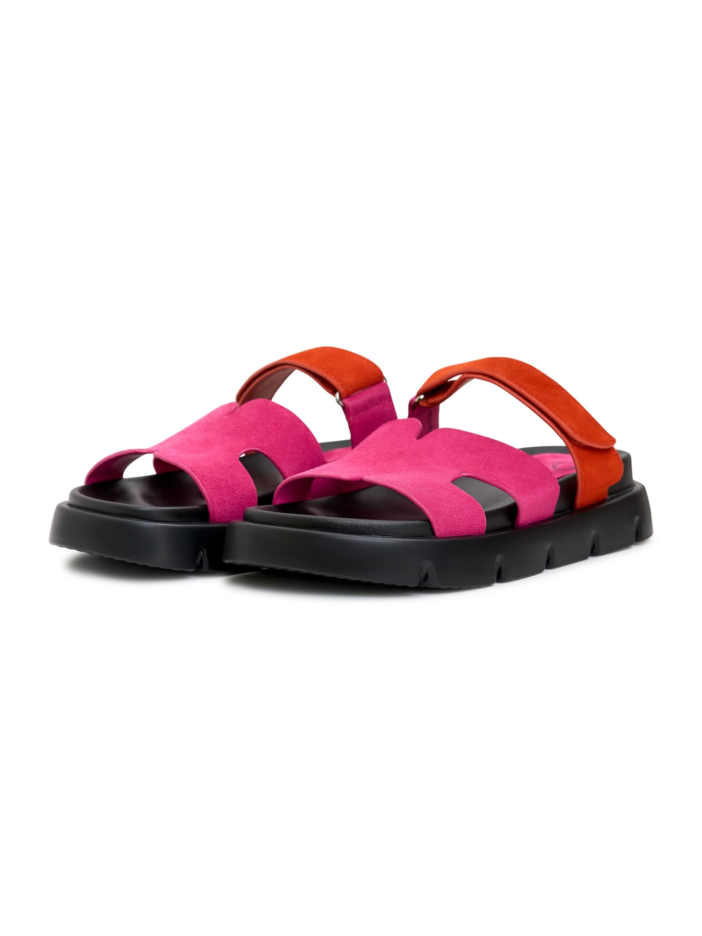 CESARE GASPARI Pantolette in Pink