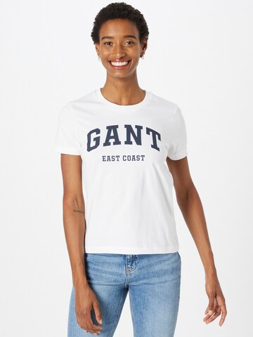GANT T-Shirt in Weiß: Vorderseite