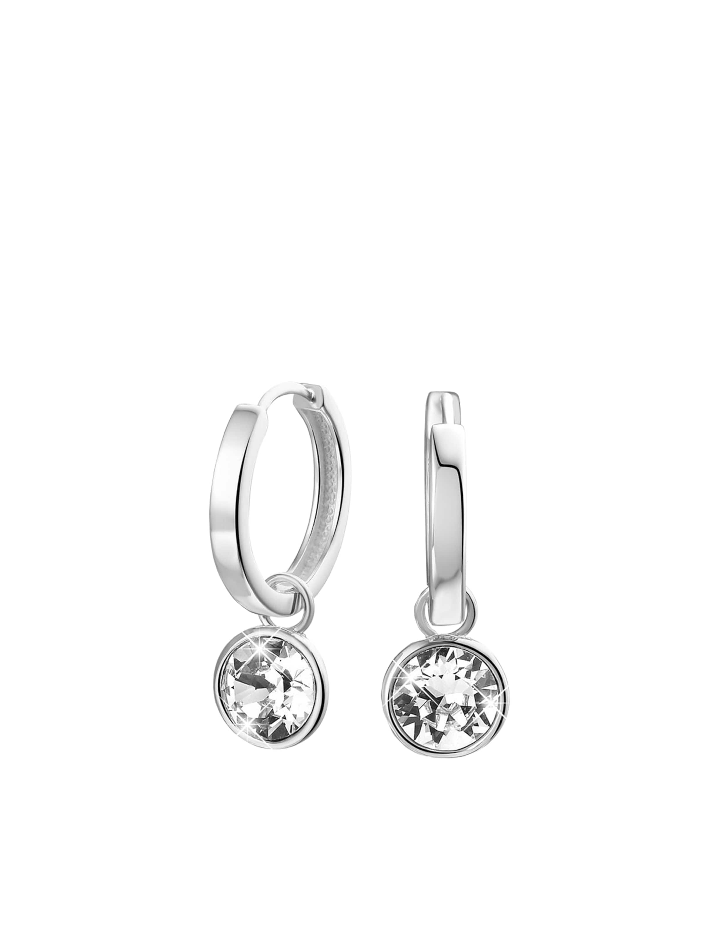 Lucardi Oorbellen in Zilver: voorkant