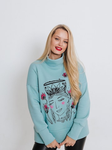 RADADA Sweatshirt 'COURLAND' in Grün: Vorderseite