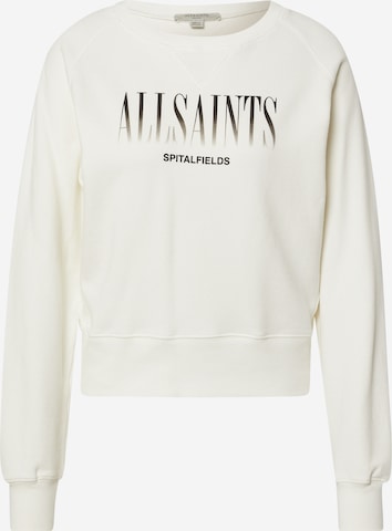 AllSaints Sweatshirt in White: front