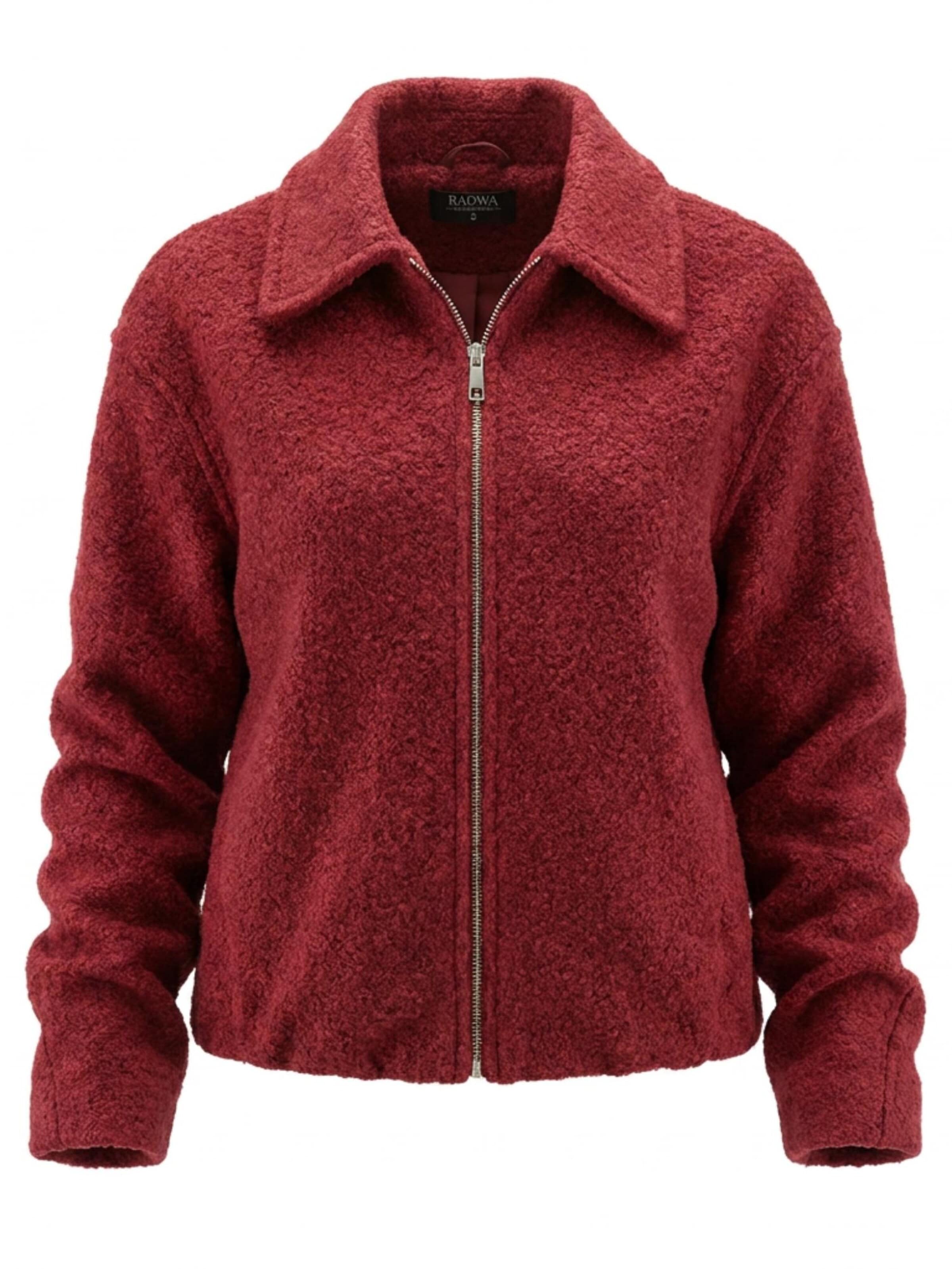 Veste mi-saison Radwa en rouge : devant