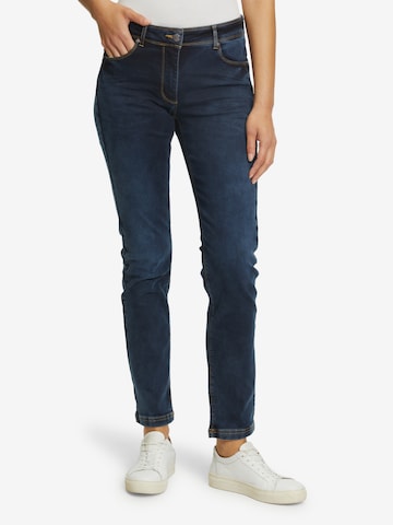 Betty Barclay Slimfit Jeans in Blauw: voorkant