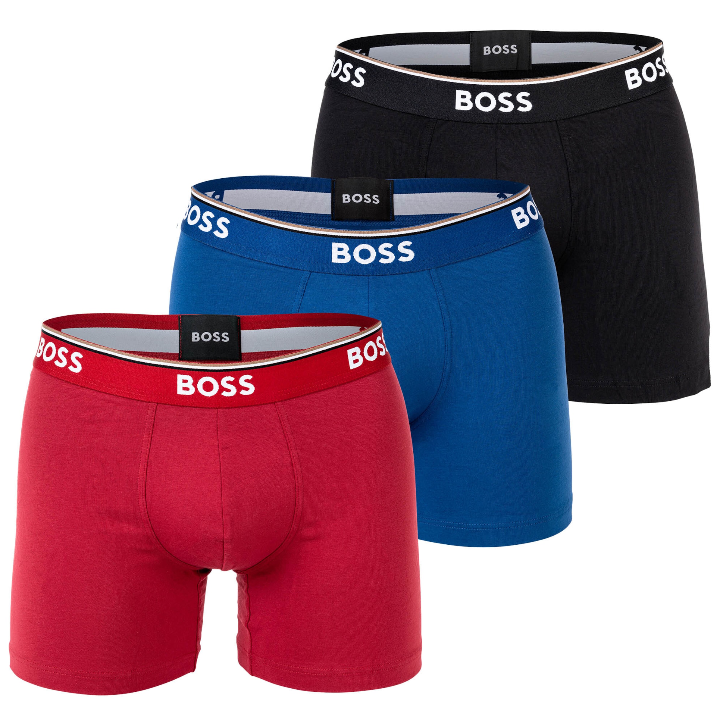 BOSS - Calzoncillo boxer 'Power' en azul: frente