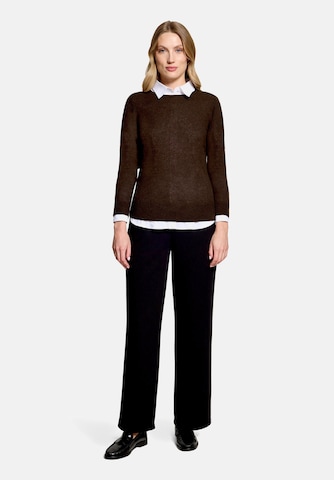 Betty Barclay Kaschmir-Pullover mit Rundhalsausschnitt in Braun