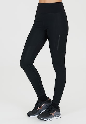 ENDURANCE Skinny Workout Pants 'Elinor' in Black: front