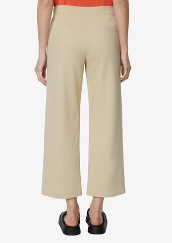 Marc O'Polo Wide Leg Hose in Beige