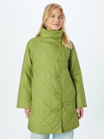 UNITED COLORS OF BENETTON Přechodný kabát 'HEAVY' – zelená: přední strana