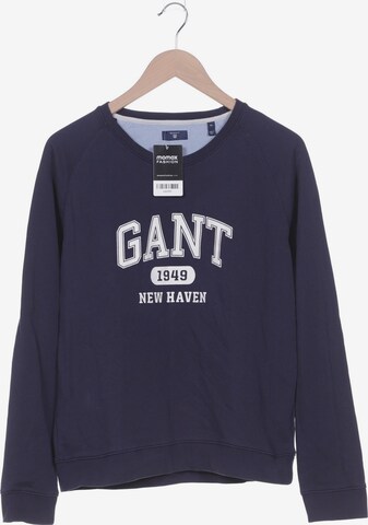 GANT Sweatshirt & Zip-Up Hoodie in XL in Blue: front