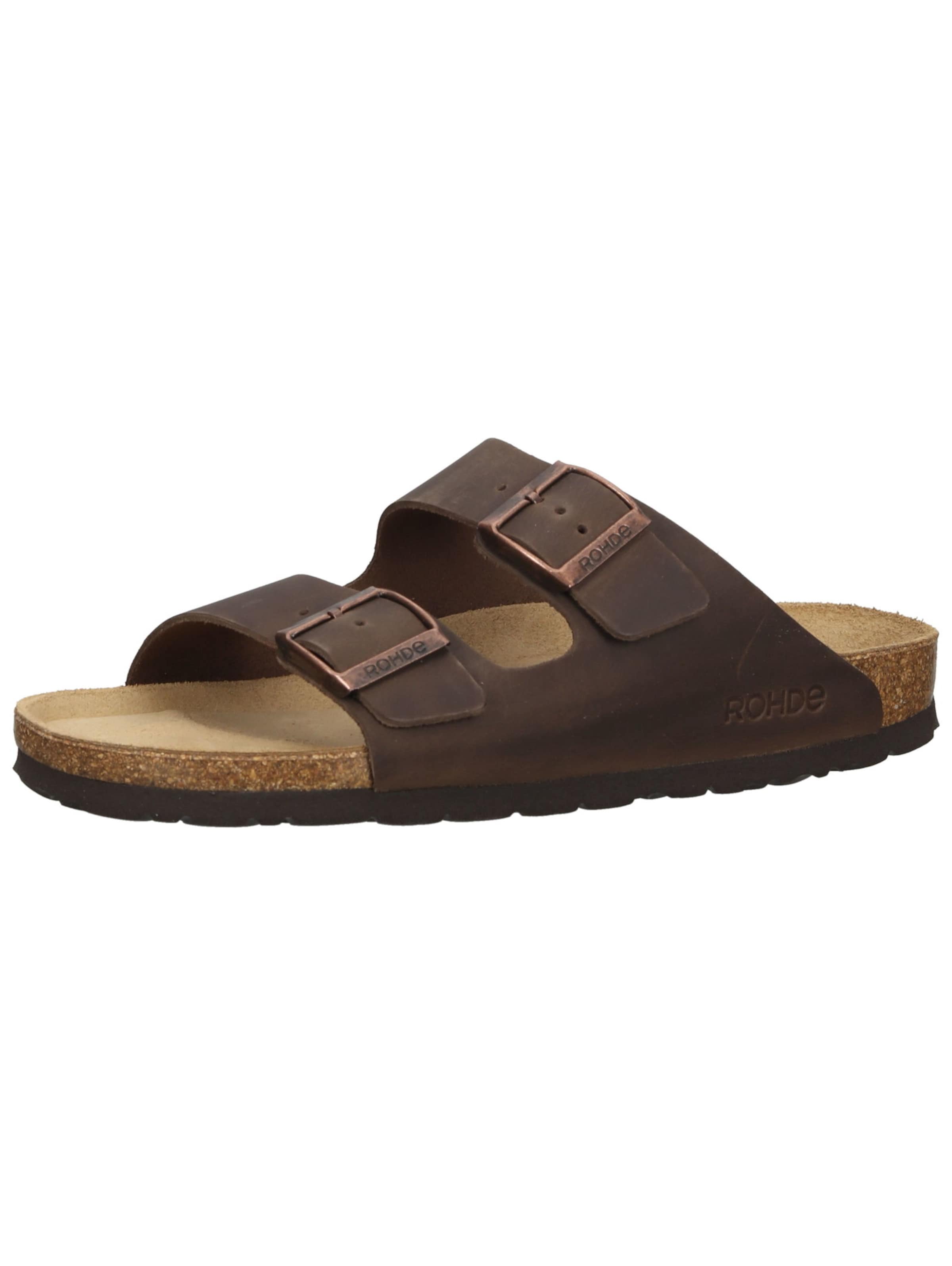 ROHDE Pantolette in Braun: Vorderseite