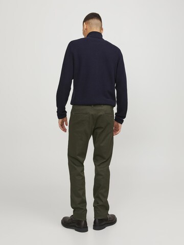 JACK & JONES Regular Chino Pants in Green