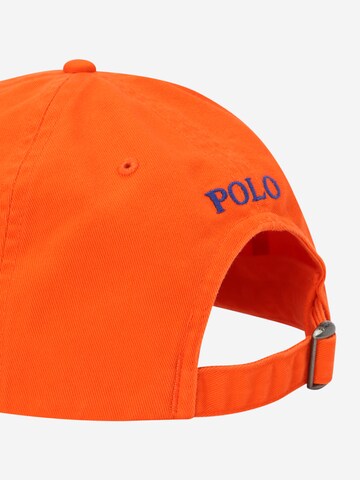 Polo Ralph Lauren Czapka z daszkiem w kolorze pomarańczowy