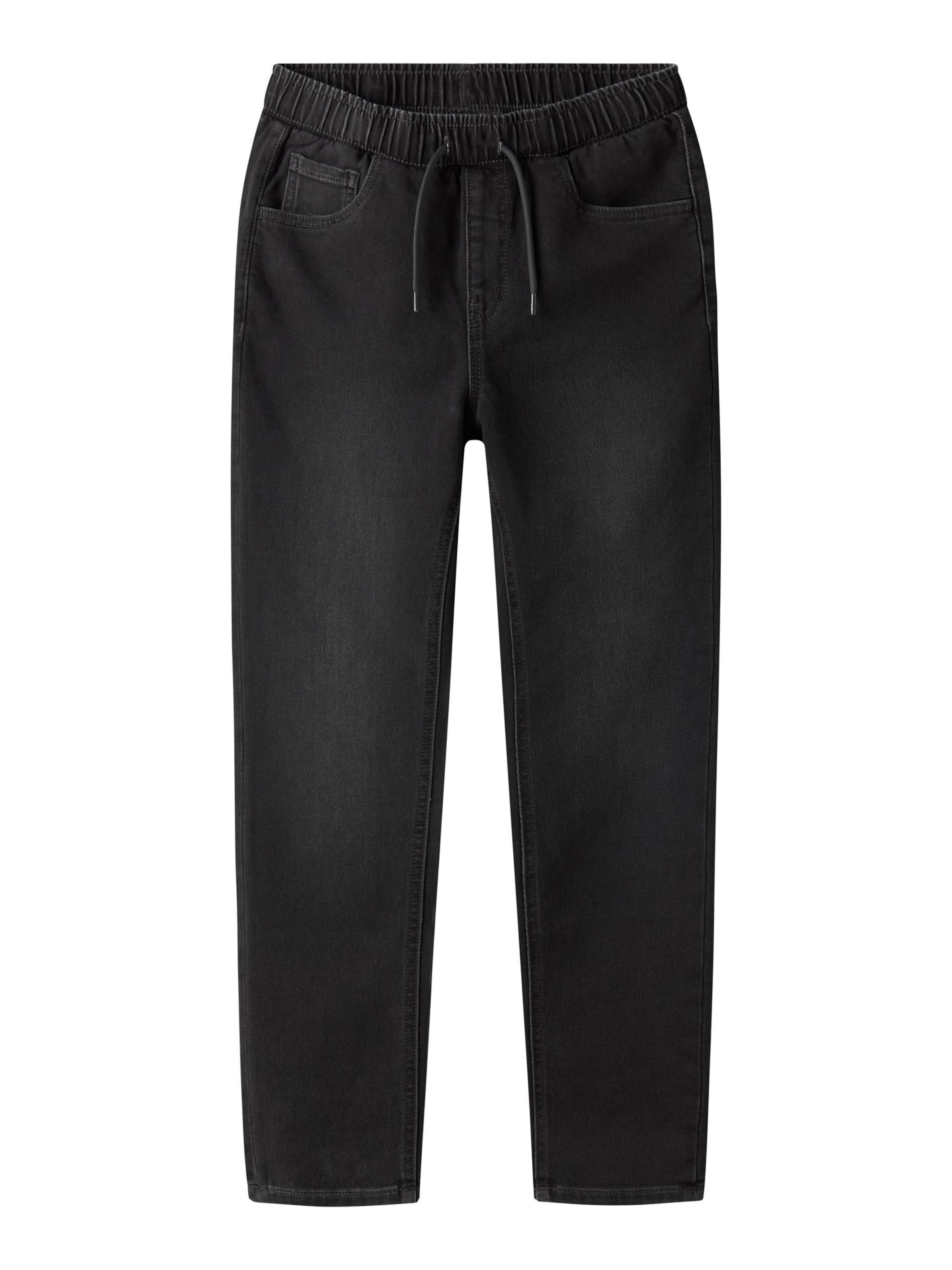 TWO SOON Štandardný strih Džínsy - Čierna: predná strana