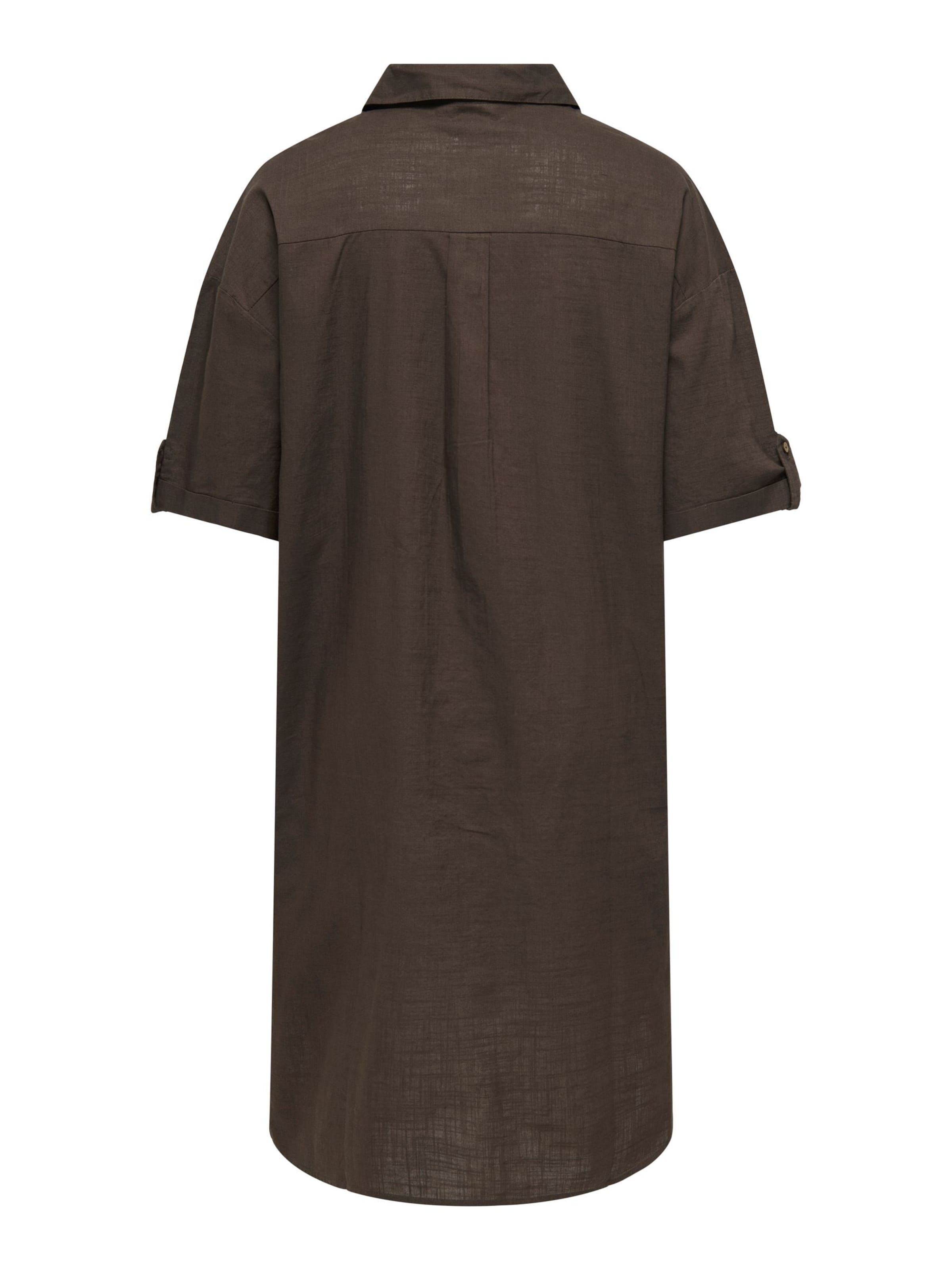 Robe-chemise ONLY Carmakoma en marron