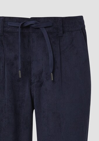 s.Oliver Tapered Bandplooibroek in Blauw