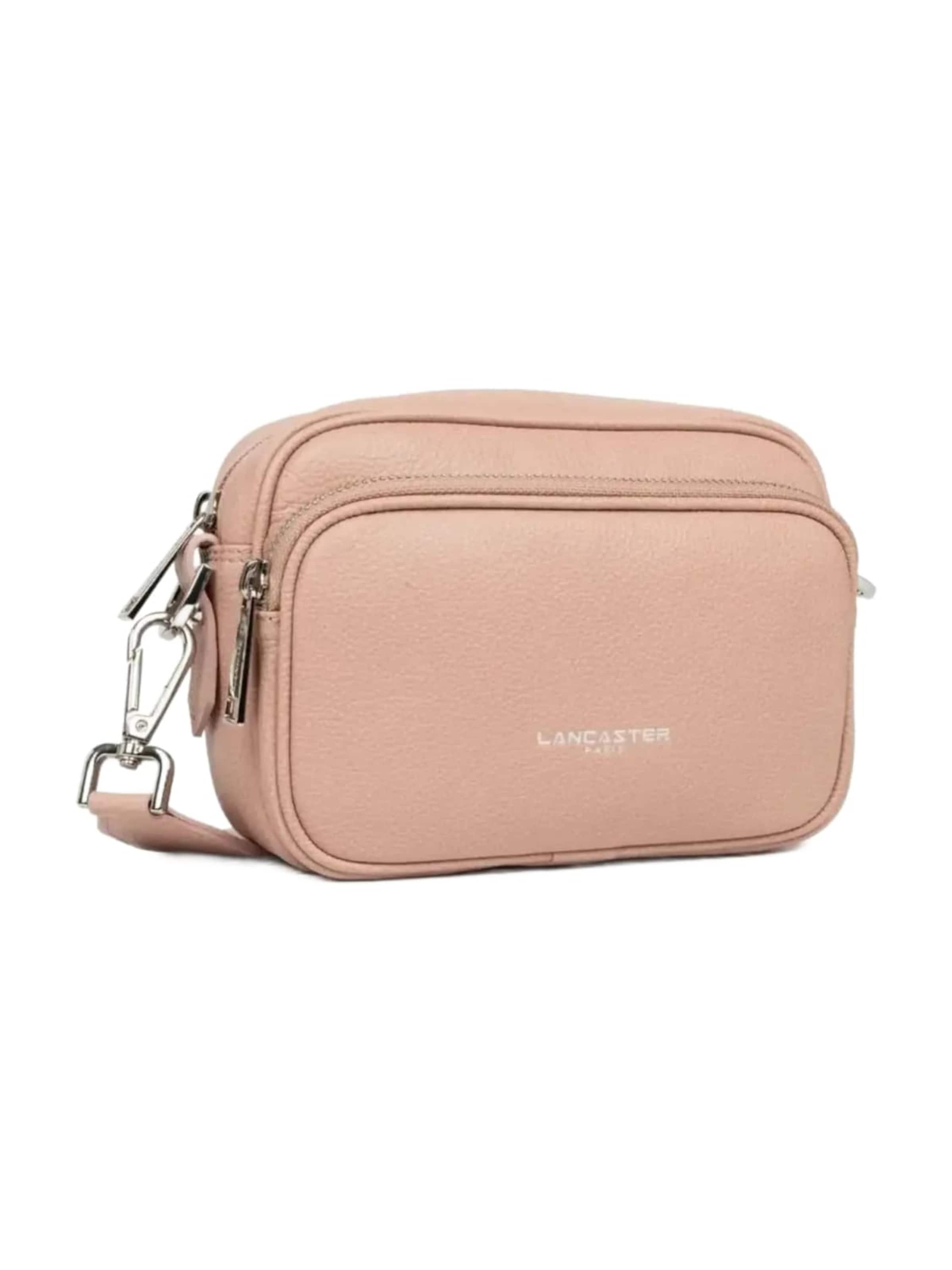 Sacs à main 'Lancaster Sac trotteur Double Zip Milano Ama Nude' LANCASTER Paris en rose