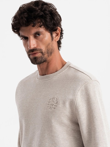 Ombre Sweatshirt in Beige